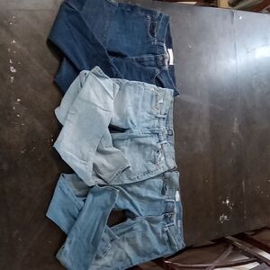 Set of Three Blue Gap Jeans